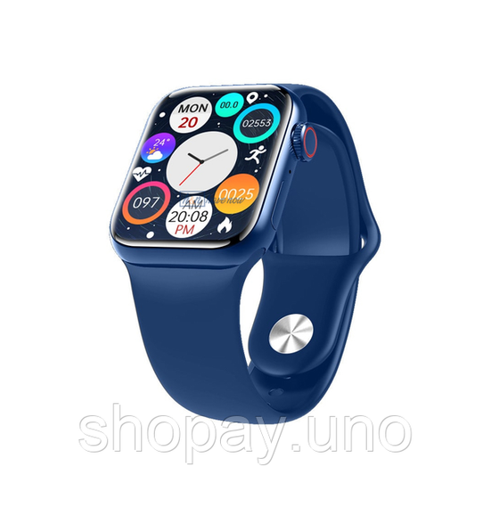 Черный Смарт-часы Smart Watch GS7 MINI 41 мм, Фитнес часы с тонометром и пульсоксиметром | Зображення 3