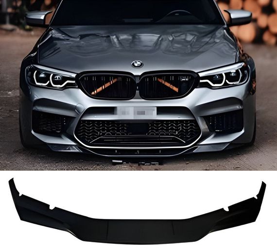 Передня Lip накладка DPT (Для M5, 2017-2020, чорний глянець) для BMW 5 серія G30/31 рр