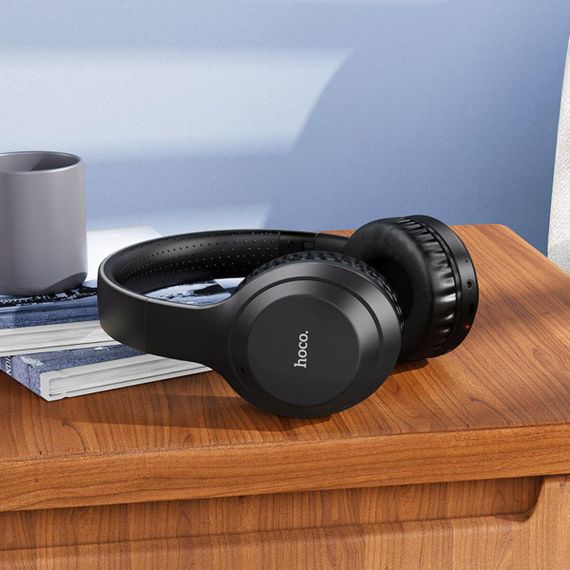 Бездротові навушники HOCO W30 Fun move BT headphones Black | Зображення 3