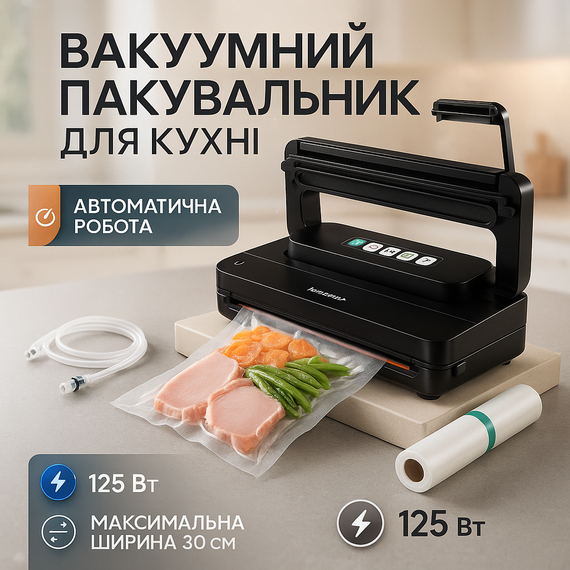 Вакуумний пакувальник продуктів для кафе, Вакуумна пакувальна машина для кухні Вакууматор кухні NA-78