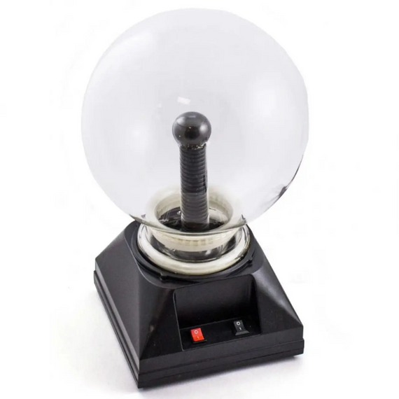 Плазмова куля світильник 4 дюйми 10 см, лампа плазма з блискавками, унікальний нічник з ефектом блискавок | Зображення 6