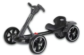 Дитячий електрокарт Spoko SP-V17 6V 4,5Ah з пультом чорний для дітей 3-8 років (42412110)