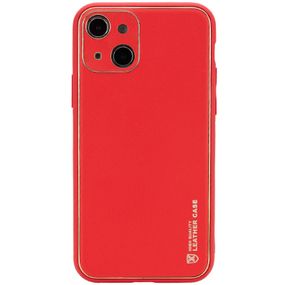 Шкіряний чохол Xshield для Apple iPhone 14 (6.1") Червоний / Red