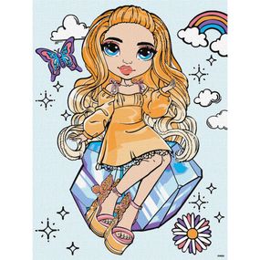 Картина по номерам "Rainbow High Poppy Rowan" KHO1245, 30х40 см