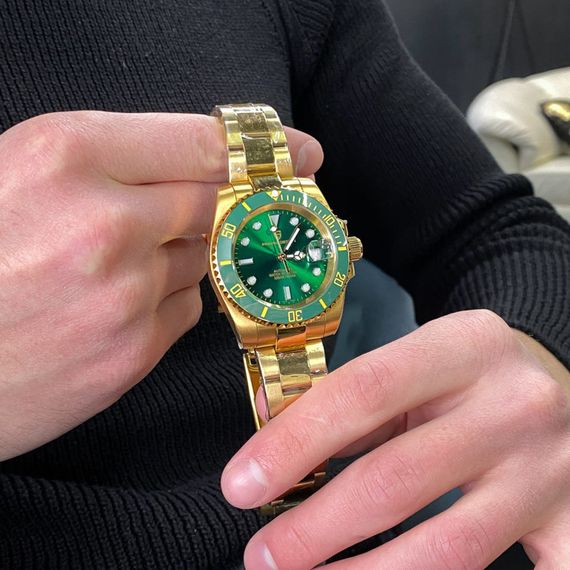 Годинник P2agani Design PD-1661 Yellow Gold-Green | Зображення 1