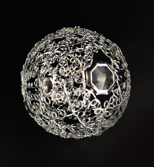 Плафон патрон E27 111-ch 7х9х11 см сріблястий | Зображення 3