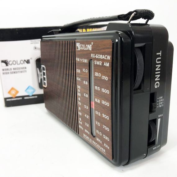 Радио приемник, FM-радиоприемник, Переносной радио приемник, Радиоприемник от сети 220 GX-66 | Зображення 1