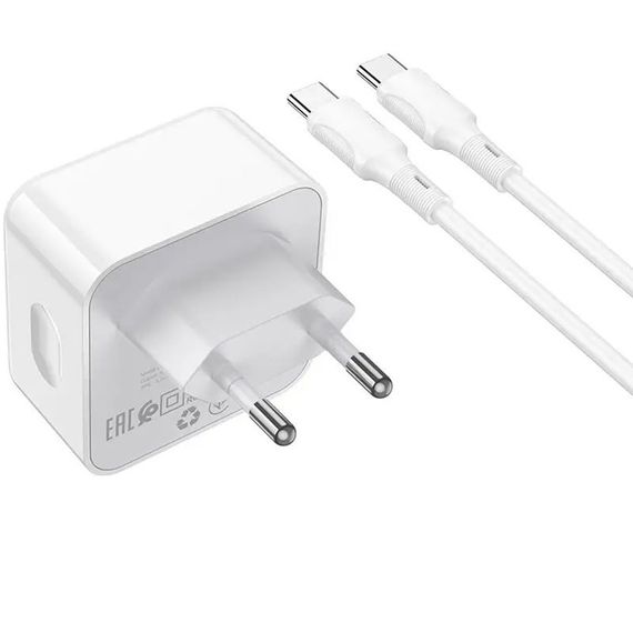 СЗУ Borofone BA76A Source PD35W (2Type-C) + Type-C to Type-C | Зображення 3