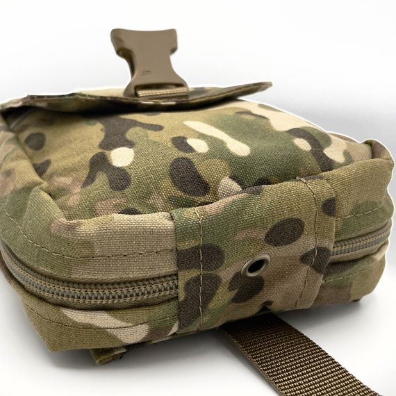 Тактическая армейская аптечка IRR Cordura 500D Мультикам (coyote) утилитарный подсумок, медицинский | Зображення 7