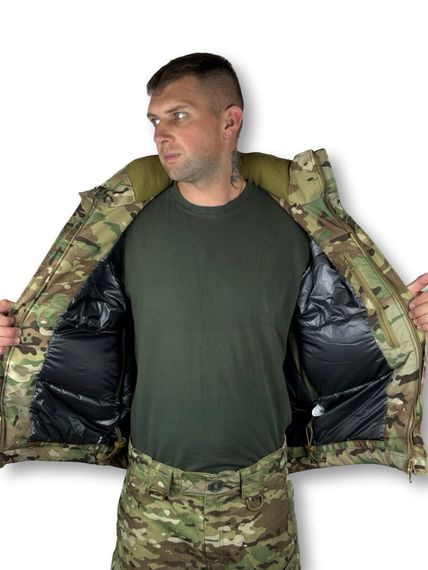 Зимова Вітровологозахисна куртка Raptor Tac «Альфа Лайт» Мультикам 54/4 | Зображення 6