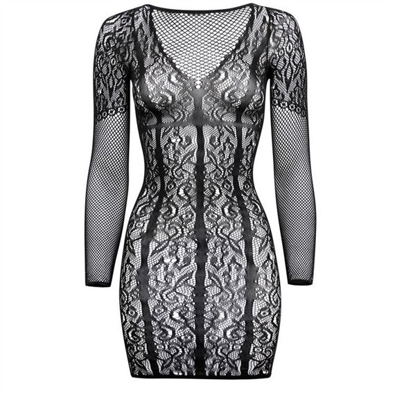Мини платье Long Sleeve Mini Dress one siz sexstyle | Зображення 5