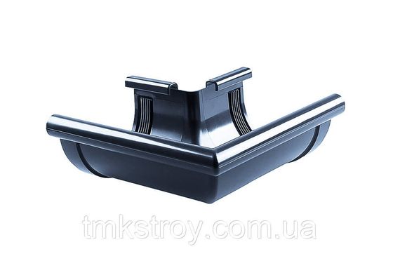 Угол наружный 90° для желоба водосточной системы Profil (Профиль) 130/100, графит