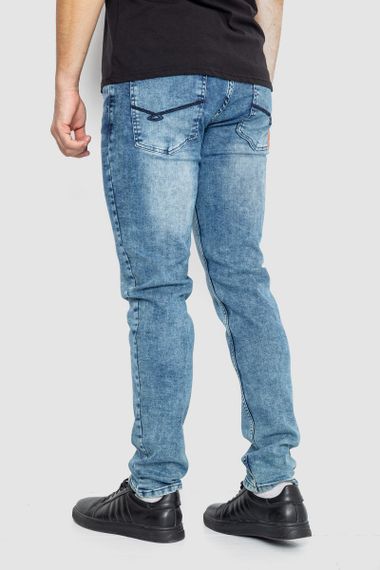 Джинсы мужские однотонные  -уценка, цвет джинс, 247R6301-1-U-11 | Зображення 3