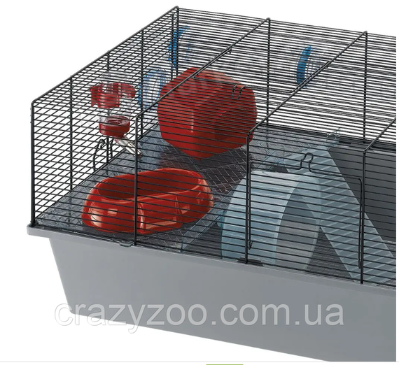 Клітка для гризунів Ferplast Milos Large сіра 58х38х30.5 см 57010617 | Зображення 1