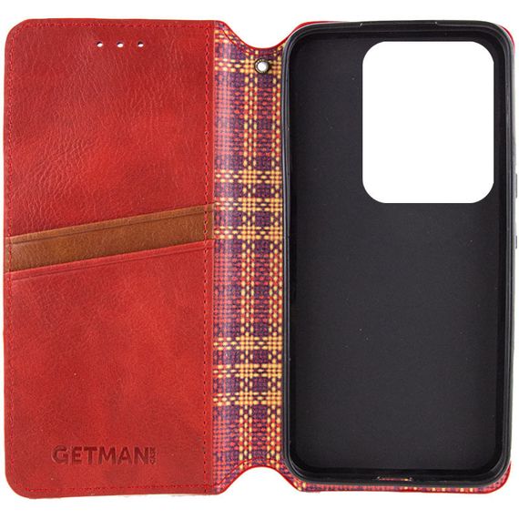 Кожаный чехол книжка GETMAN Cubic (PU) для Xiaomi Redmi Note 13 5G | Зображення 1