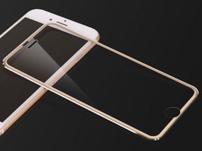 3D Metall захисне скло для iPhone 7 Plus / iPhone 8 Plus - Gold