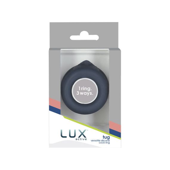 Подвійне ерекційне кільце LUX Active – Tug – Versatile Silicone Cock Ring | Зображення 7