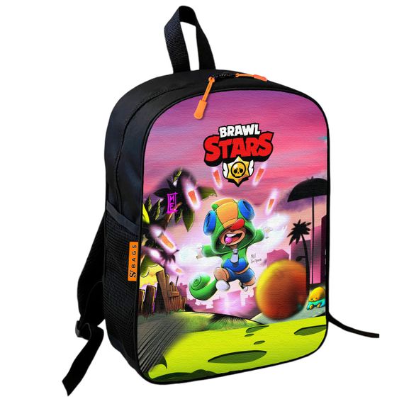 Рюкзак школьный детский 36х27см Бравл Старс с принтом для мальчика (00631)