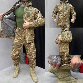 Зимний костюм пиксель OMNI-HEAT  софт шел 2XL