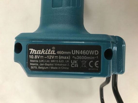 Ножиці для живоплоту акумуляторні з телескопічною ручкою Makita UN460WDZ (460 мм, 18 мм, 1.84-2.50 м, CXT, без акумуляторів та зарядного пристрою) | Зображення 7
