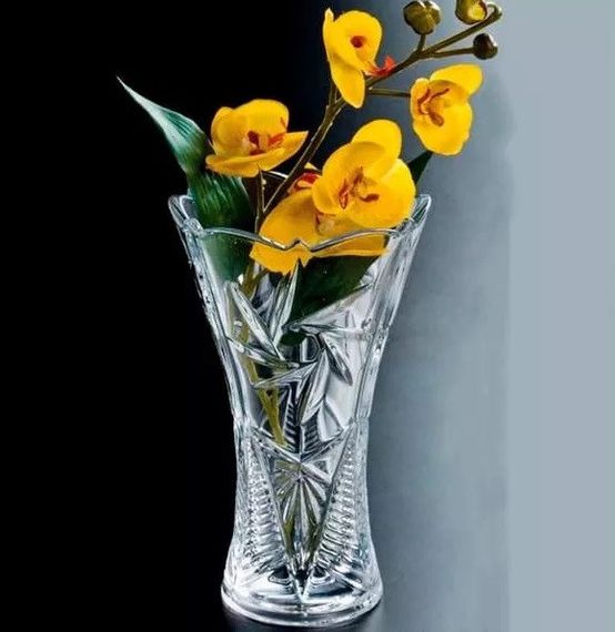 Ваза скляна для квітів Bohemia Pinwheel Nova 30 см 89001/99030/300 | Зображення 5