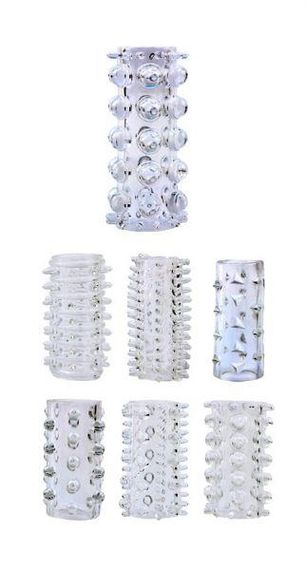 Набір насадок Penis Sleeve Kits-Clear Sex Aura