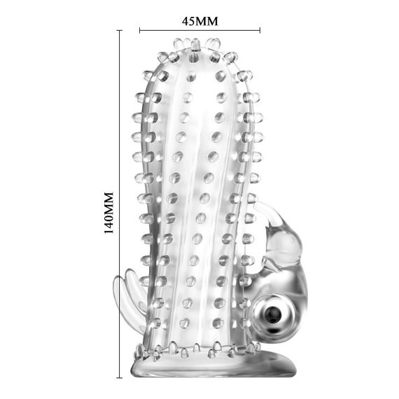 Насадка-презерватив з вібрацією BI-026205 sexstyle | Зображення 10