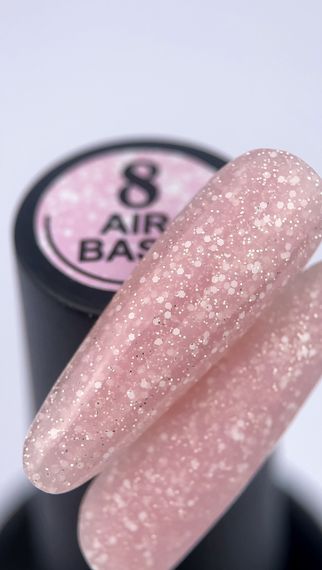 База з шимером Crooz Air Base №08 (молочно-рожевий) 8мл | Зображення 1