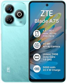 Смартфон ZTE Blade A75 4+4/128GB NFC, зарядка 22,5 Вт, камера 50 Мп,