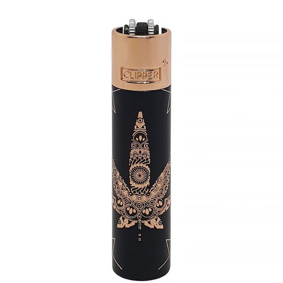 Газова Запальничка Кліппер "Clipper Yantra Weed Rose Gold" | Зображення 3