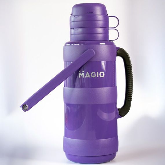 Стильний компактний термос Magio MG-1053, Термочашка для поїздок, Термос для питної води туристичний LG-63 | Зображення 1