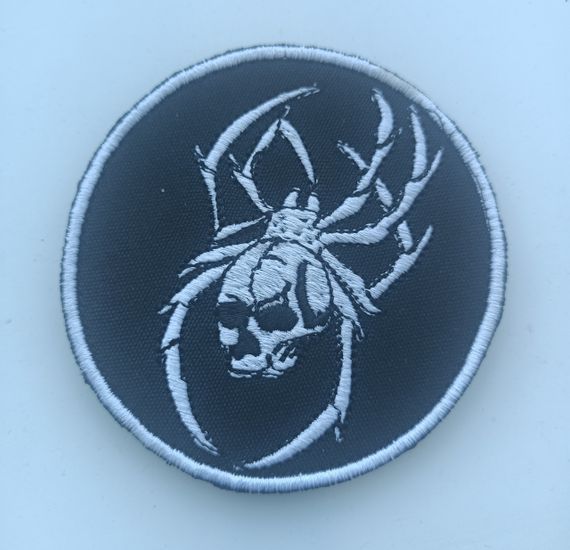 Шеврон Череп Павук (90мм)