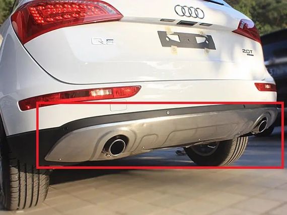 Накладка на передний и задний бампер (2 шт) для Audi Q5 2008-2017 гг. | Зображення 2