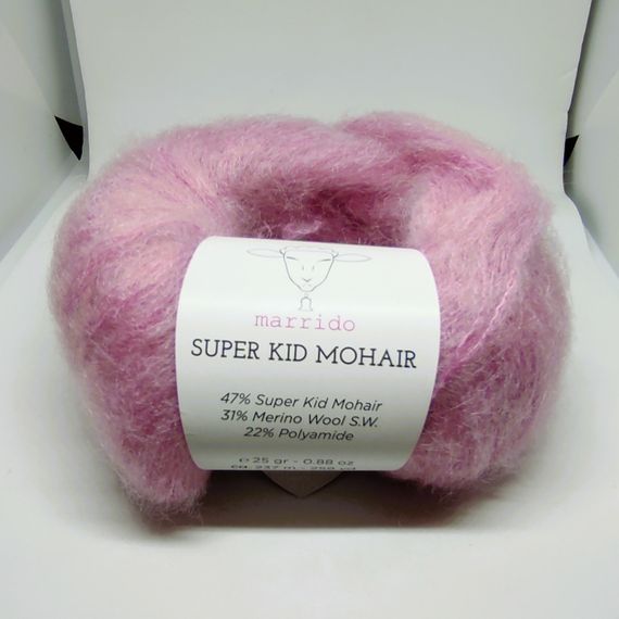 Super Kid Mohair № 12 (Marrido-Gazzal) Турецька пряжа для в'язання нитки кід мохер 64412 | Зображення 2
