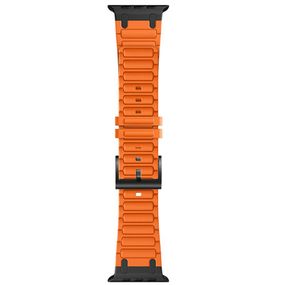 Ремінець Hoco WA35 Emir series thickened silicone strap для Apple watch 44/45/46/49mm Orange