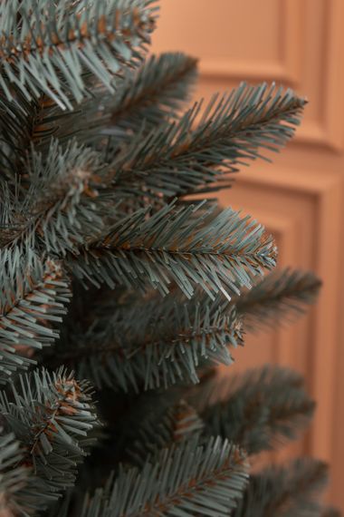 Штучна ялинка 1,8 м блакитна, новорічна ялинка Різдвяна ніч штучна SOK-22-4 | Зображення 2