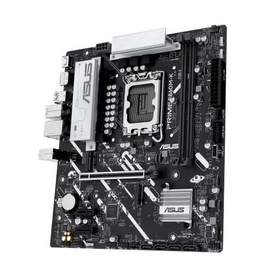 Материнcька плата ASUS PRIME B860M-K s1851 B860 2xDDR5 M.2 DP HDMI Wi-Fi BT mATX 90MB1JT0-M0EAY0 | Зображення 3