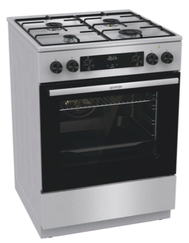 Комбінована плита Gorenje GKS6C70XJ (FM6A4D-JPJDB) | Зображення 1