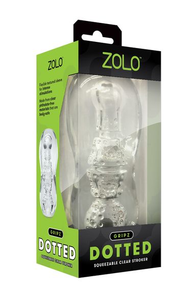 Мастурбатор ZOLO GRIPZ DOTTED | Зображення 1