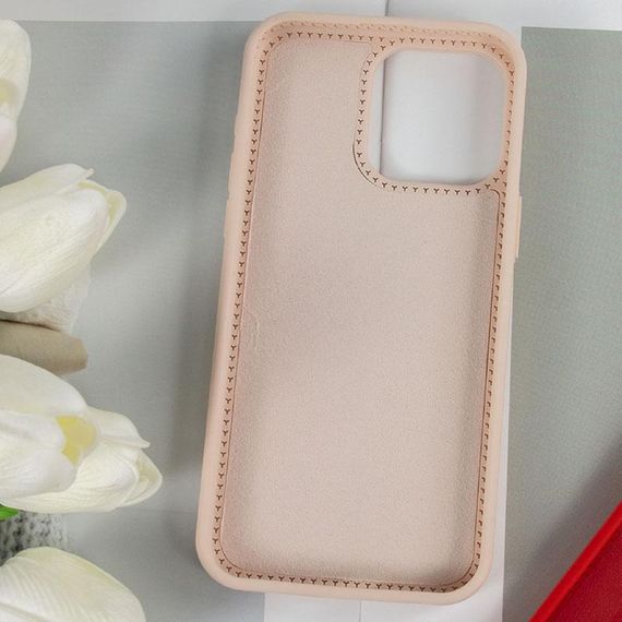 Чохол Silicone Case Full Protective with Ring для Apple iPhone 14 Pro (6.1") Pink | Зображення 2
