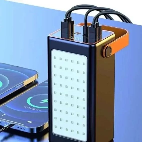 Повербанк 100000 mAh JS-658  с LED-фонариком