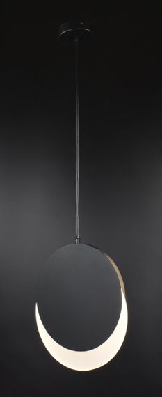 Люстра світлодіодна підвісна LED світильник для квартири на стелю лед 26674 Чорний 40-200х28х10 см. | Зображення 6