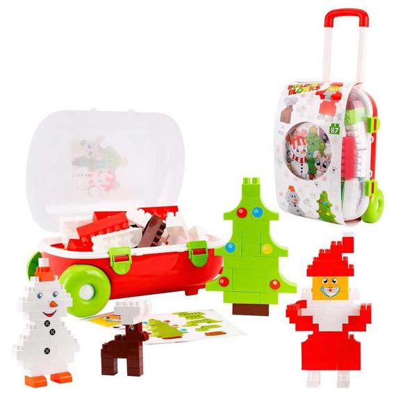 Конструктор 8805 Technok Toys, "Новий рік", 87 елементів, у валізі (4823037608805) | Зображення 7