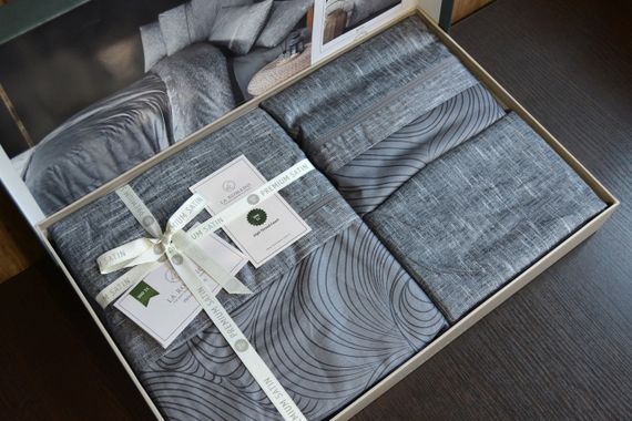 Постільна білизна La Romano Premium Satin 200×220 Nesy Grey | Зображення 4