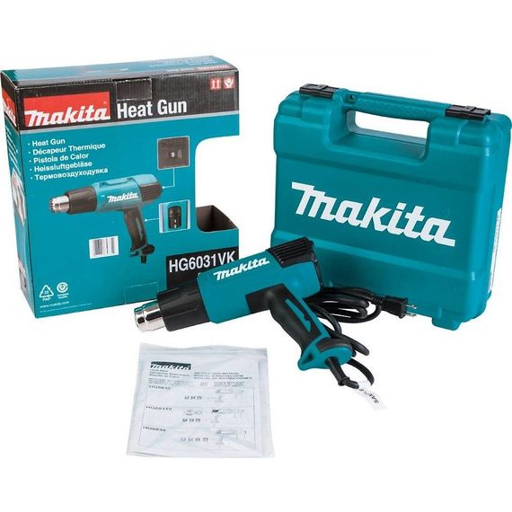 Фен технічний Makita HG6031VK (1800 Вт, 50-600 ºC, 250-500 л/хв) | Зображення 7