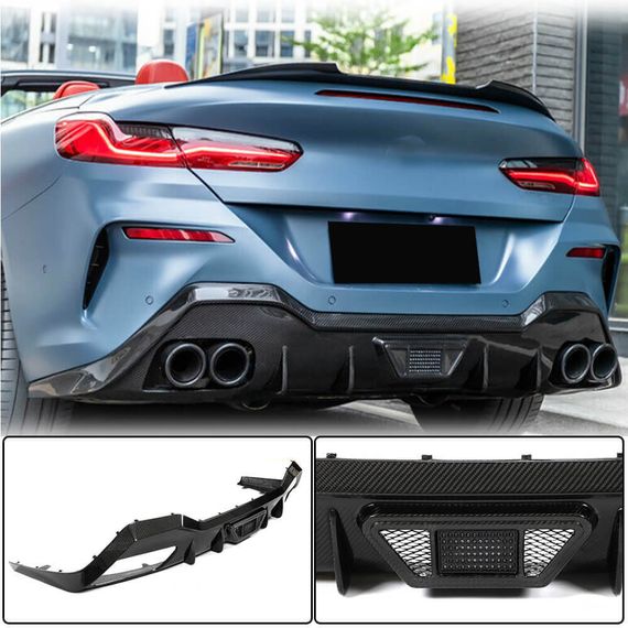 Дифузор заднього бампера V1 (для G14/G15 M-Sport, Карбон) для BMW 8 cерія G14/G15/G16 2018- рр