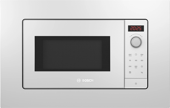 Встраиваемая микроволновая печь Bosch BFL623MW3 - 20л./800Ватт/дисплей/белая (BFL623MW3)