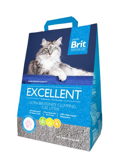 Бентонітовий наповнювач Brit Fresh Exelent без запаху 5 кг