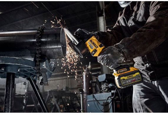 Шлифмашина угловая - болгарка аккумуляторная 180мм бесщёточная DeWALT DCG440N | Зображення 2