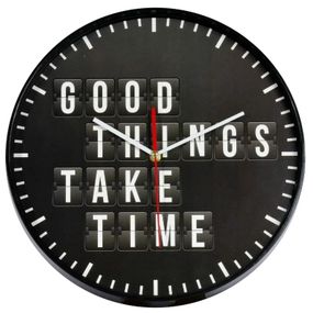 Настенные часы Technoline 775485 Good Things Take Time (DAS301212)